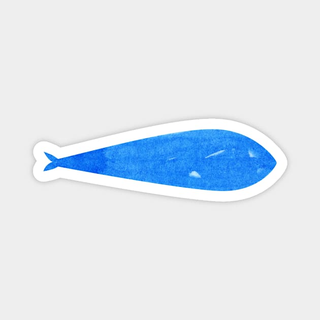 Blue fish Magnet by shoko