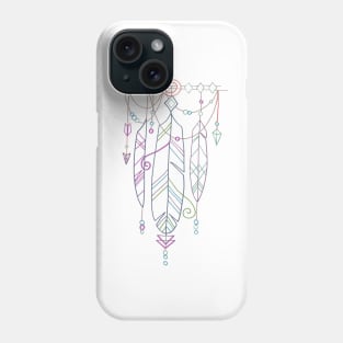 tribal feathers Phone Case