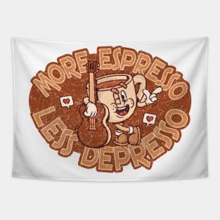 More Espresso Less Depresso Tapestry