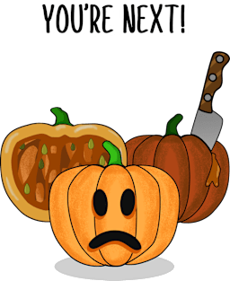 Halloween Pumpkin Horror Magnet