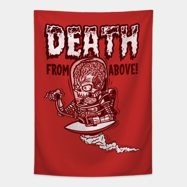 Death From Above v2 Tapestry by GiMETZCO!