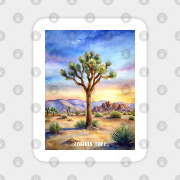 Joshua Tree National Park Magnet by Surrealcoin777
