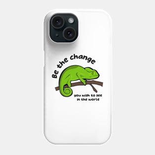 Funny chameleon Sticker Design Phone Case