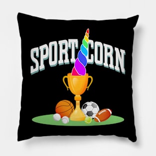 Sporty Unicorn Pillow