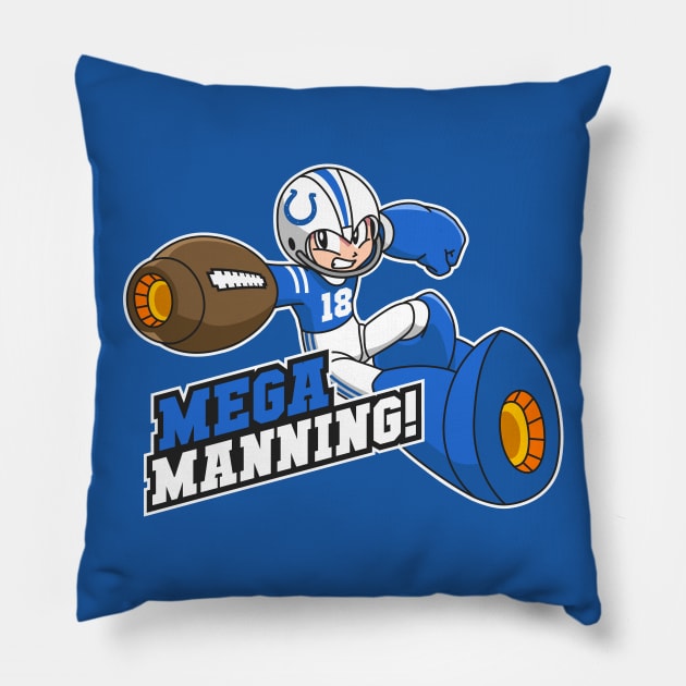 Mega Manning Peyton Pillow by Carl Cordes