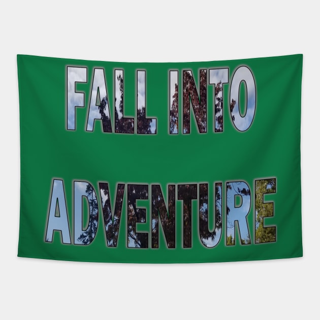 Fall Into Adventure Tapestry by IronLung Designs