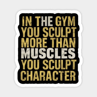 gym women inspirational and motivational quotes for gym lovers Magnet