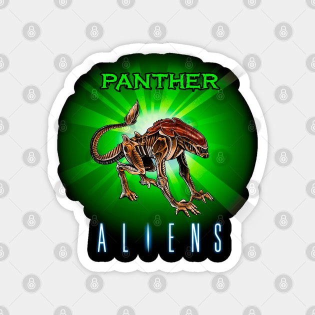 Panther Alien Magnet by Ale_jediknigth