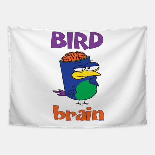 Birdbrain Design for Bird Lovers Tapestry by ConCept