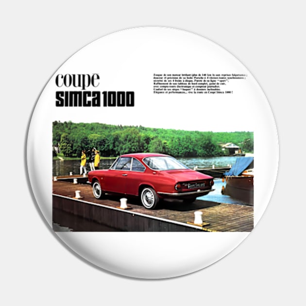 1966 SIMCA COUPE - brochure Pin by Throwback Motors