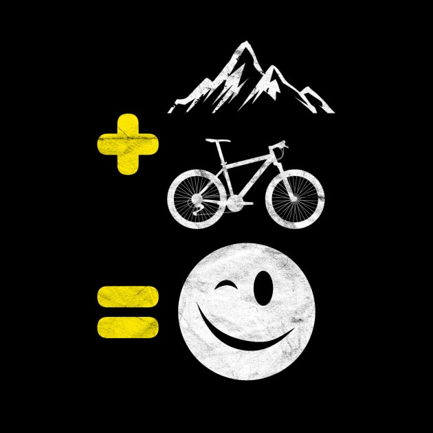 CYCLIST-Mountain+Bike=Happiness by AlphaDistributors