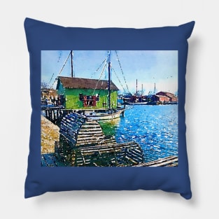 Mystic Seaport Pillow