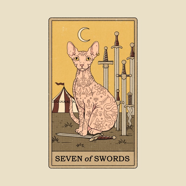 Seven of Swords by thiagocorrea