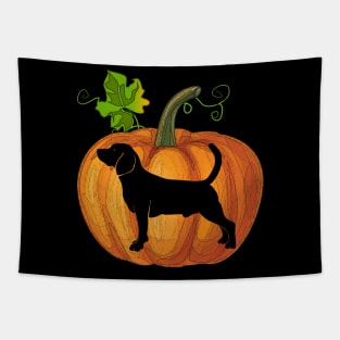 Beagle in pumpkin Tapestry