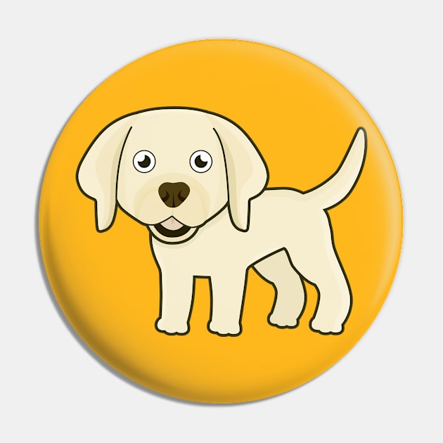 Kawaii Labrador Retriever Pin by KawaiiNir