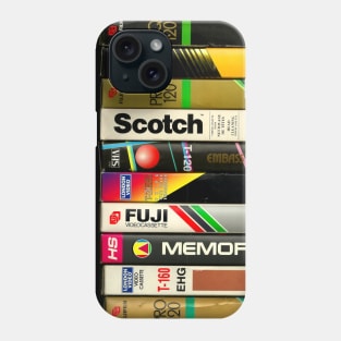 90s Retro VHS Stack Phone Case