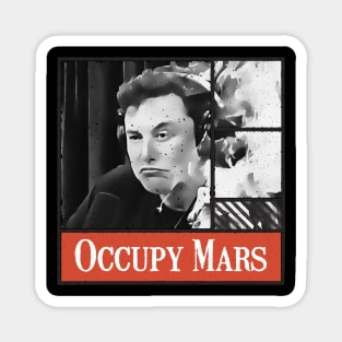 Occupy Mars Magnet