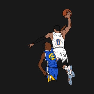 Westbrook dunks on Durant... T-Shirt