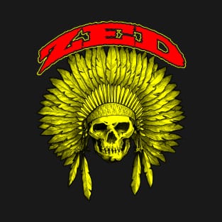 ZED - Native Head Dress - Bright Colors T-Shirt