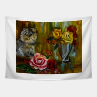 Still Life Kitty Tapestry