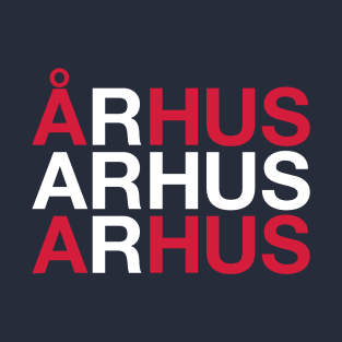 AARHUS Danish Flag T-Shirt