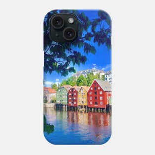 Colorful Houses in Norway Phone Case