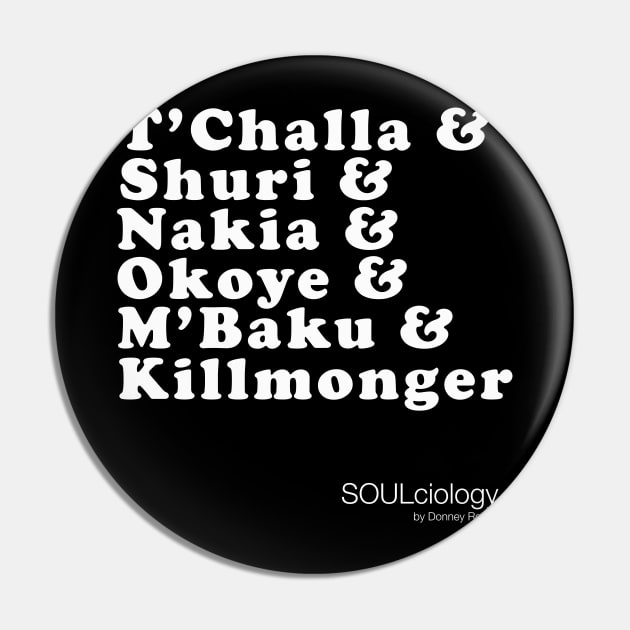 Crew Love (Black Panther characters) Pin by DR1980