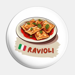 Ravioli | Italian cuisine | Traditional Food Pin