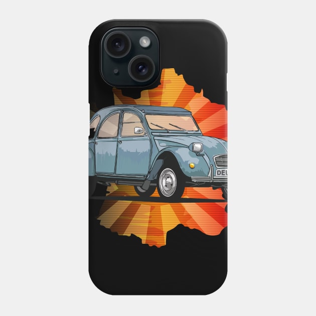 2cv HotSun Phone Case by RomoneGrafik