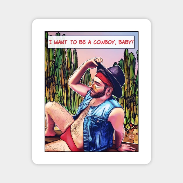 Cowboy Magnet by JasonLloyd