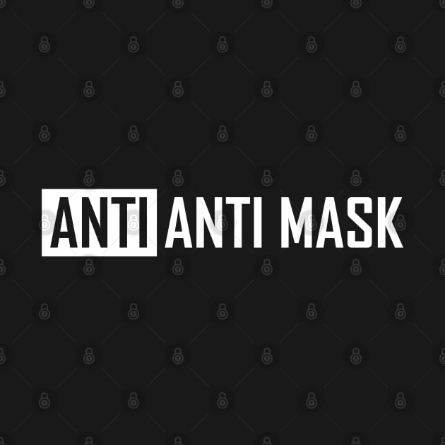 Anti Anti Mask White by Shinsen Merch