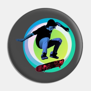 Skateboarding style Pin