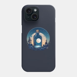 catching the moon in bottle Phone Case