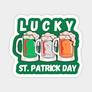 Lucky st Patrick day Magnet