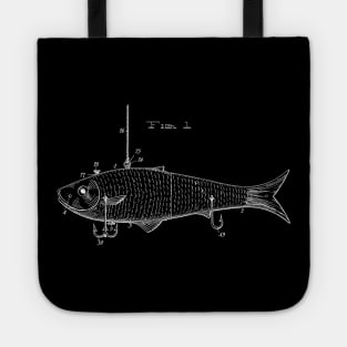 Fishing Lure Patent Print 1908 Tote