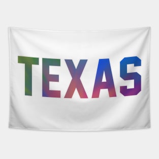 Texas Tie Dye Jersey Letter Tapestry