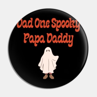 Dad one spooky papa daddy Pin