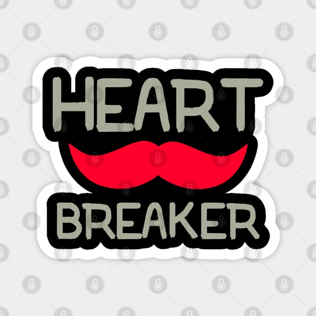 Heart Breaker Magnet by PeppermintClover