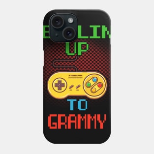 Promoted To Grammy T-Shirt Unlocked Gamer Leveling Up Phone Case