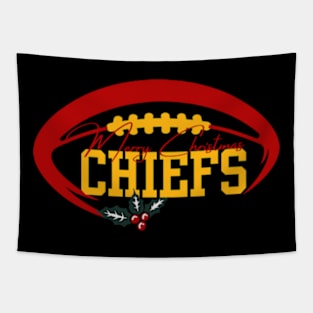 Merry christmas chiefs Tapestry