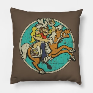 Falstaff Beer Fearless & Fannie Rodeo Rider 1974 Pillow