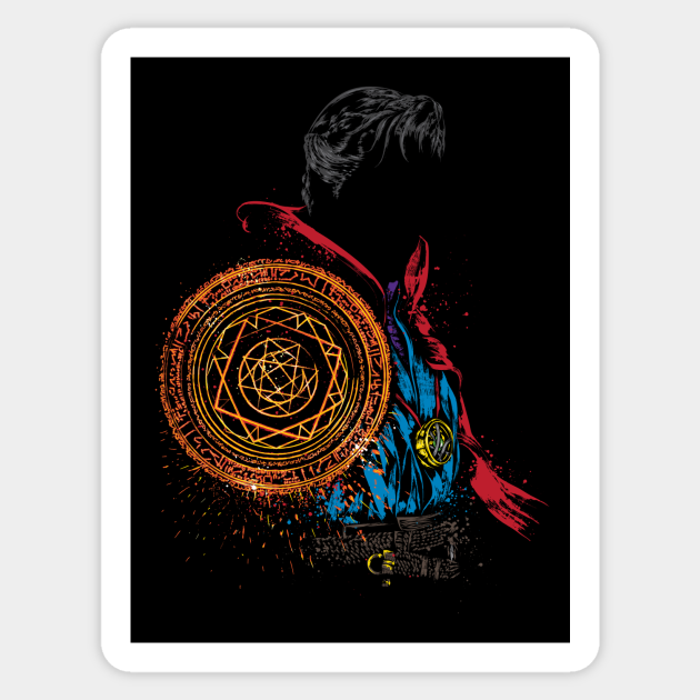 Circle Dr Strange Powers The Power Of Magic Doctor Strange Aufkleber Teepublic De teepublic
