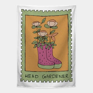 HEAD GARDENER STAMP Tapestry