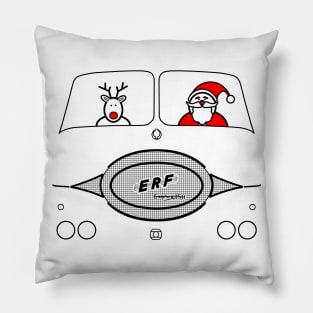 ERF KV classic 1950s British lorry Christmas special edition Pillow