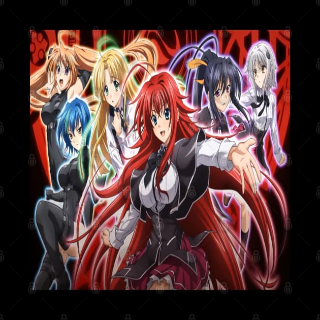 High School DXD Anime All the Main Girls by Aventi