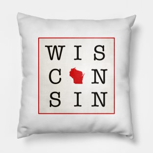 Wisconsin • Midwest • Center of the World Pillow