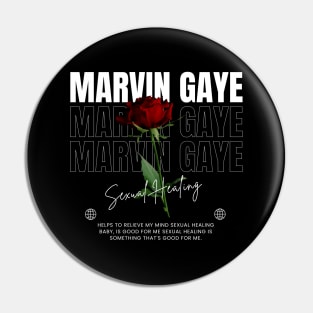 Marvin Gaye // Flower Pin