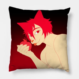 Anthro Apple Cat Boy Pillow