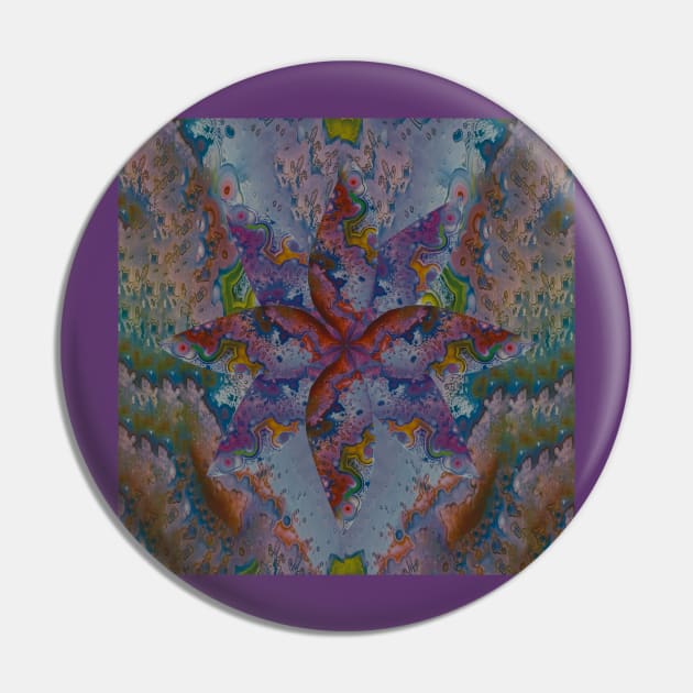 Abstract Multicolor Digital Art inspired by Nature Pin by JeLoTall