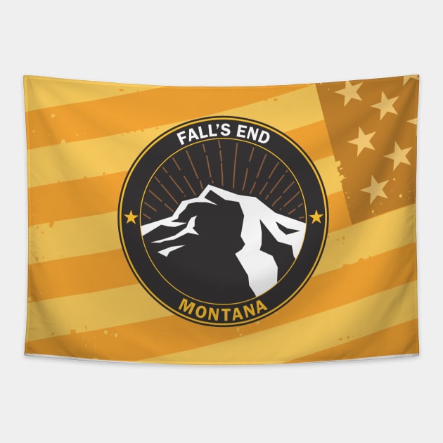 Fall's End Flag Tapestry by cxtnd